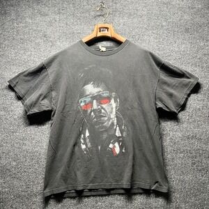 Scarface Graphic TShirt Mens XL Black Tony Montana Movie Tee Faded Vintage Style